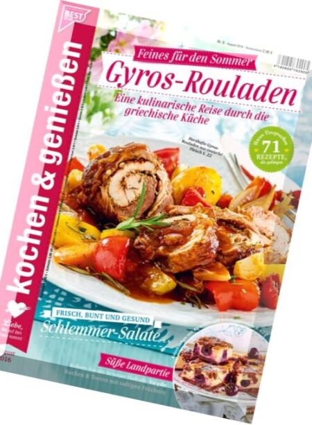 Kochen & Geniessen – August 2016 Cover