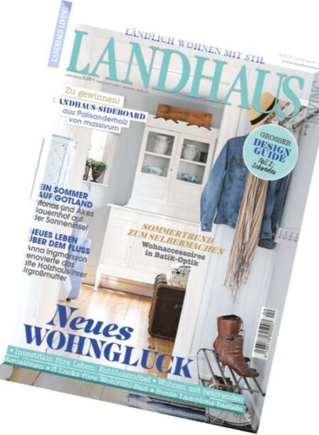 Landhaus Living – Juli-August 2016 Cover