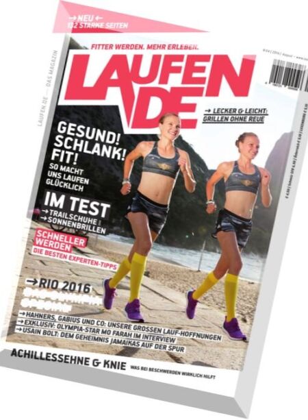 laufen.de – das Magazin – Nr.4, 2016 Cover