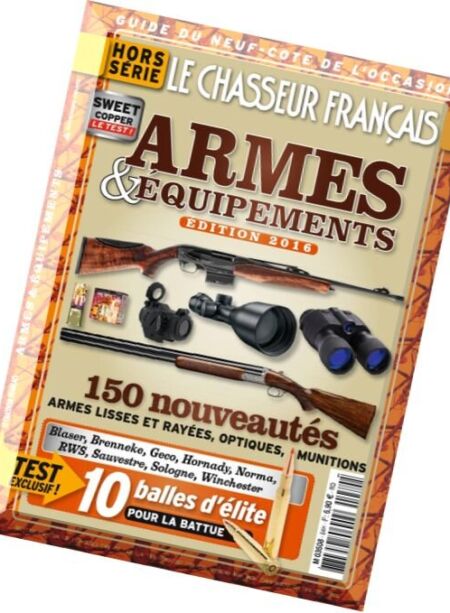 Le Chasseur francais – Hors-Serie – Armes & Equipements 2016 Cover