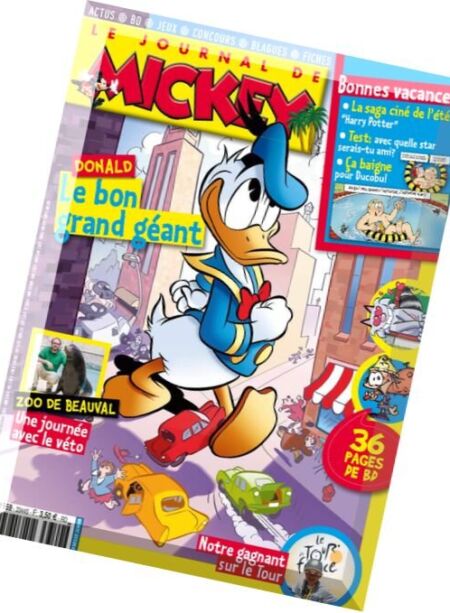 Le Journal de Mickey – 20 Juillet 2016 Cover