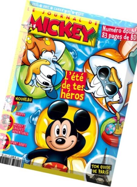 Le Journal de Mickey – 29 Juin au 5 Juillet 2016 Cover