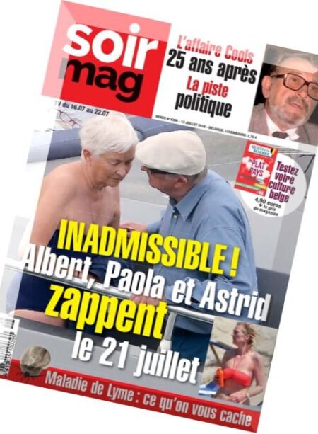 Le Soir Magazine – 16 au 22 Juillet 2016 Cover