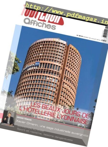 Le Tout Lyon – 30 Juillet 2016 Cover