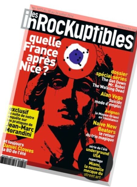 Les Inrockuptibles – 20 au 26 Juillet 2016 Cover