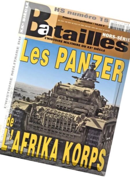 Les Panzers de L’Afrikas Korps – Batailles Hors-Serie N 15 Cover