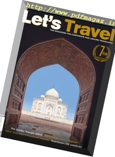 Let’s Travel – August-September 2016 Cover