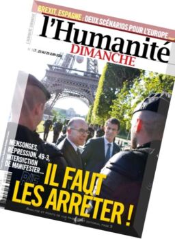 L’Humanite Dimanche – 23 au 29 Juin 2016