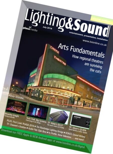 Lighting & Sound International – July 2016 Cover