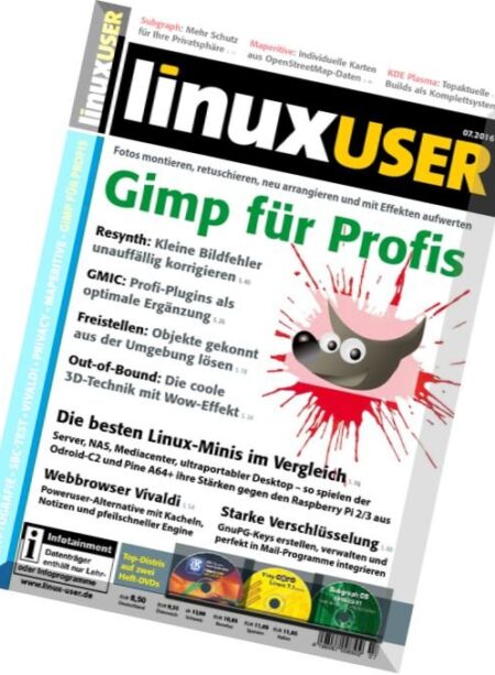 LinuxUser – Juli 2016 Cover