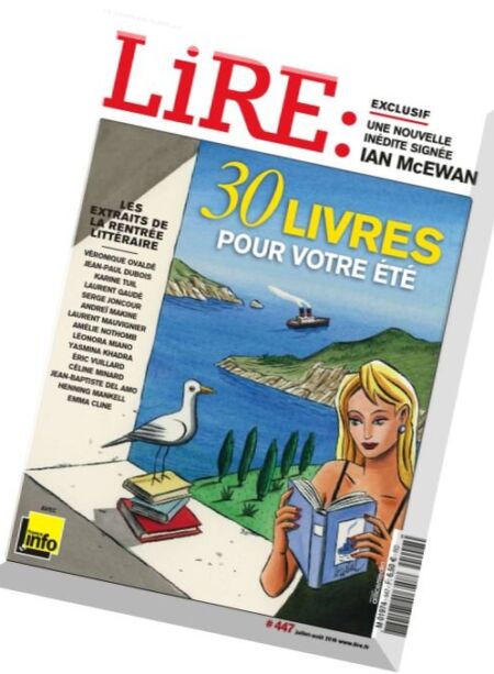 Lire – Juillet-Aout 2016 Cover