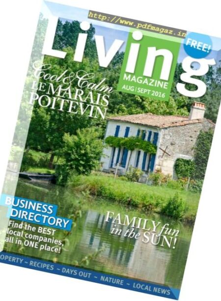 Living Magazine – August-September 2016 Cover