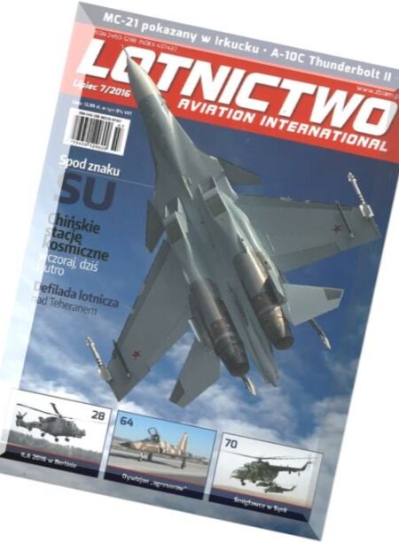 Lotnictwo Aviation International – N 7, 2016 Cover