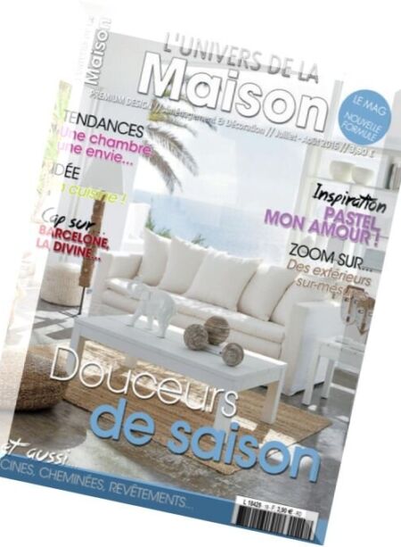 L’Univers de la Maison – Juillet-Aout 2016 Cover