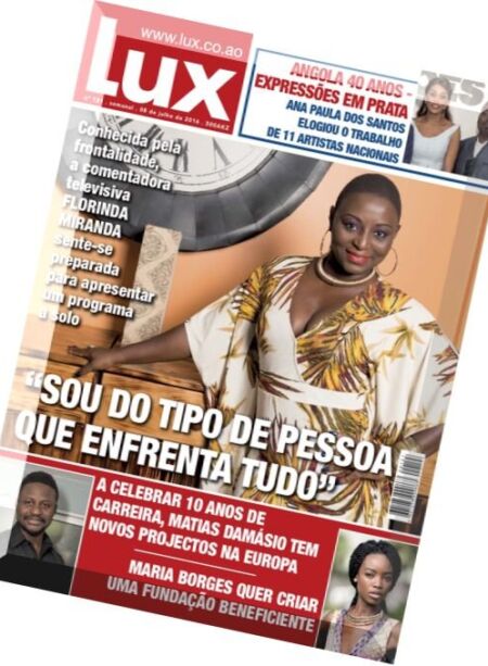 Lux Africa – 8 Julho 2016 Cover