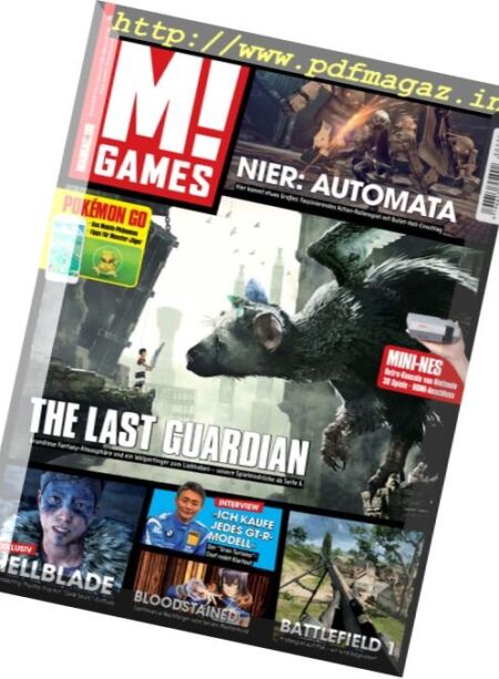 M! Games – August 2016 Cover