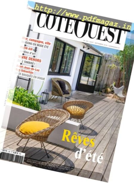 Maisons Cote Ouest – Aout-Septembre 2016 Cover