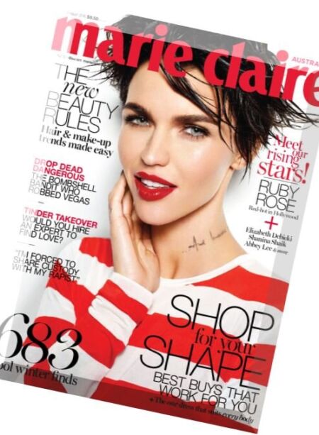 Marie Claire Australia – August 2016 Cover