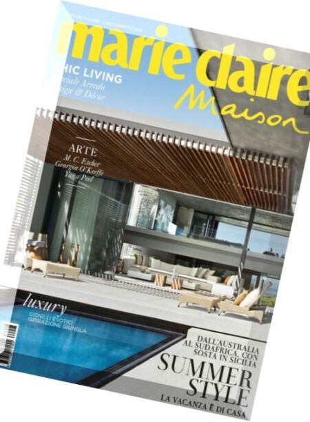 Marie Claire Maison Italia – Luglio-Agosto 2016 Cover