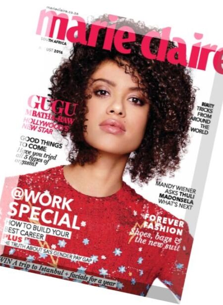 Marie Claire South Africa – August 2016 Cover