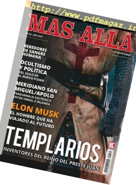 Mas Alla – Agosto 2016 Cover