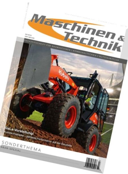 Maschinen & Technik – Juli 2016 Cover
