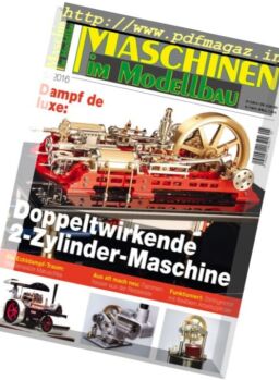 Maschinen im Modellbau – Nr.5, September-Oktober 2016