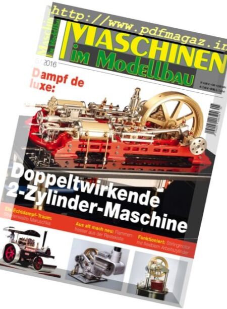Maschinen im Modellbau – Nr.5, September-Oktober 2016 Cover