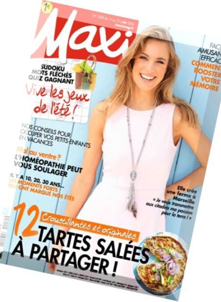 Maxi – 11 au 17 Juillet 2016 Cover
