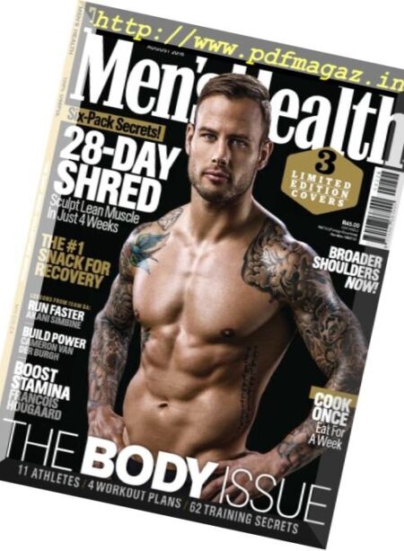 Men’s Health South Africa – August 2016 Cover