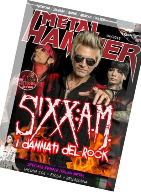 Metal Hammer Italia – Numero 4, 2016 Cover