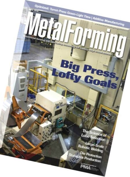 MetalForming – June 2016 Cover