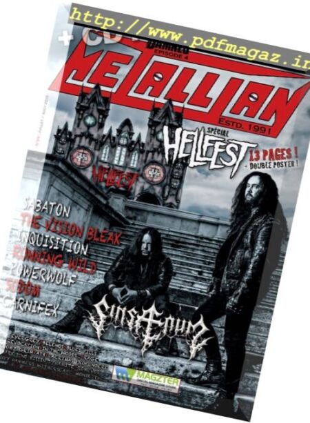 Metallian – Juillet-Aout 2016 Cover
