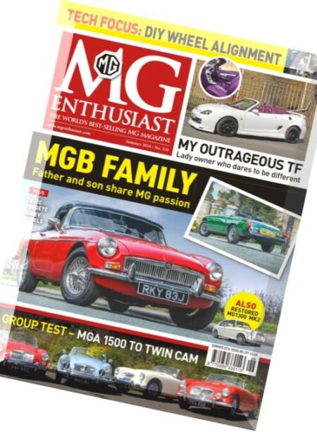 MG Enthusiast – Summer 2016 Cover