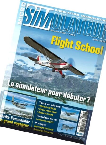 Micro Simulateur – Juillet 2016 Cover