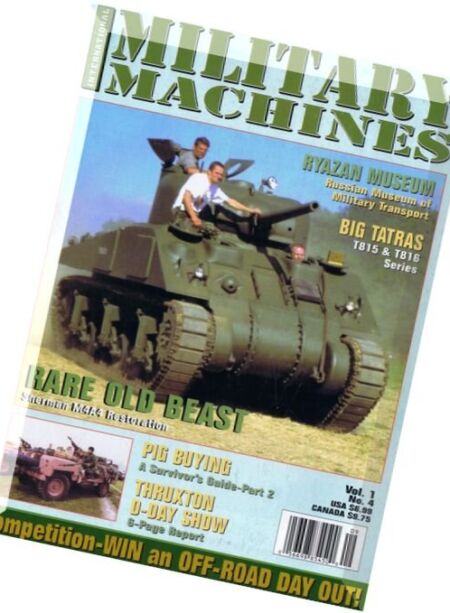 Military Machines International – September 2001 Cover