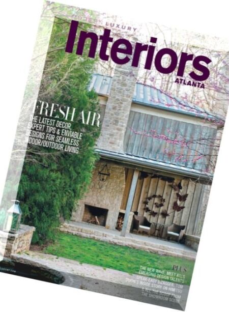 Modern Luxury Interiors Atlanta – Spring-Summer 2016 Cover