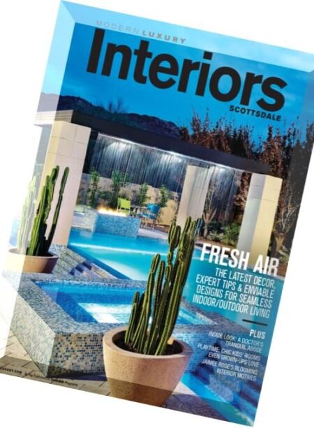 Modern Luxury Interiors Scottsdale – Spring-Summer 2016 Cover