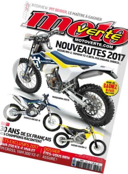 Moto verte – Aout 2016 Cover