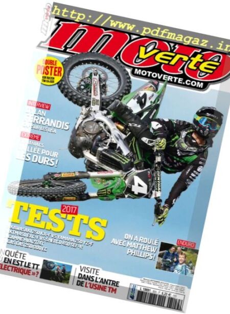 Moto verte – Septembre 2016 Cover