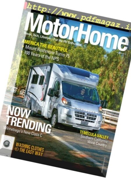 Motor Home – August 2016 Cover