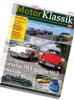 Motor Klassik – August 2016
