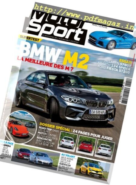 Motor sport – Aout-Septembre 2016 Cover