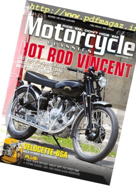 Motorcycle Classics – September-October 2016 Cover