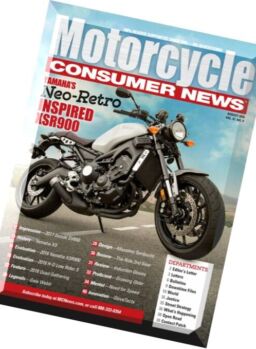 Motorcycle Consumer News – August 2016