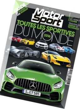 Motorsport – Hors Serie – Toutes Les Sportives du Monde 2016