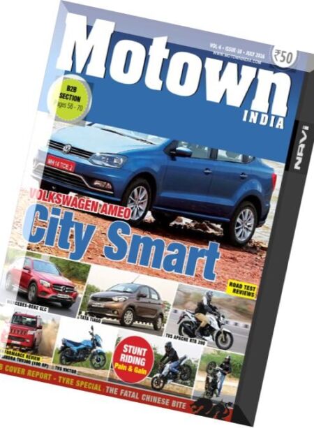 Motown India – July 2016 Cover