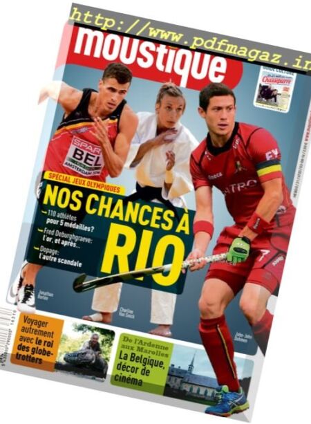 Moustique – 6 au 12 Aout 2016 Cover