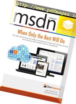 MSDN Magazine – June 2016