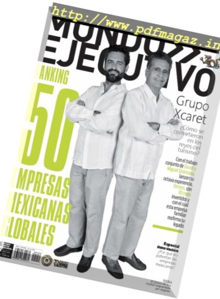 Mundo Ejecutivo – Julio 2016 Cover